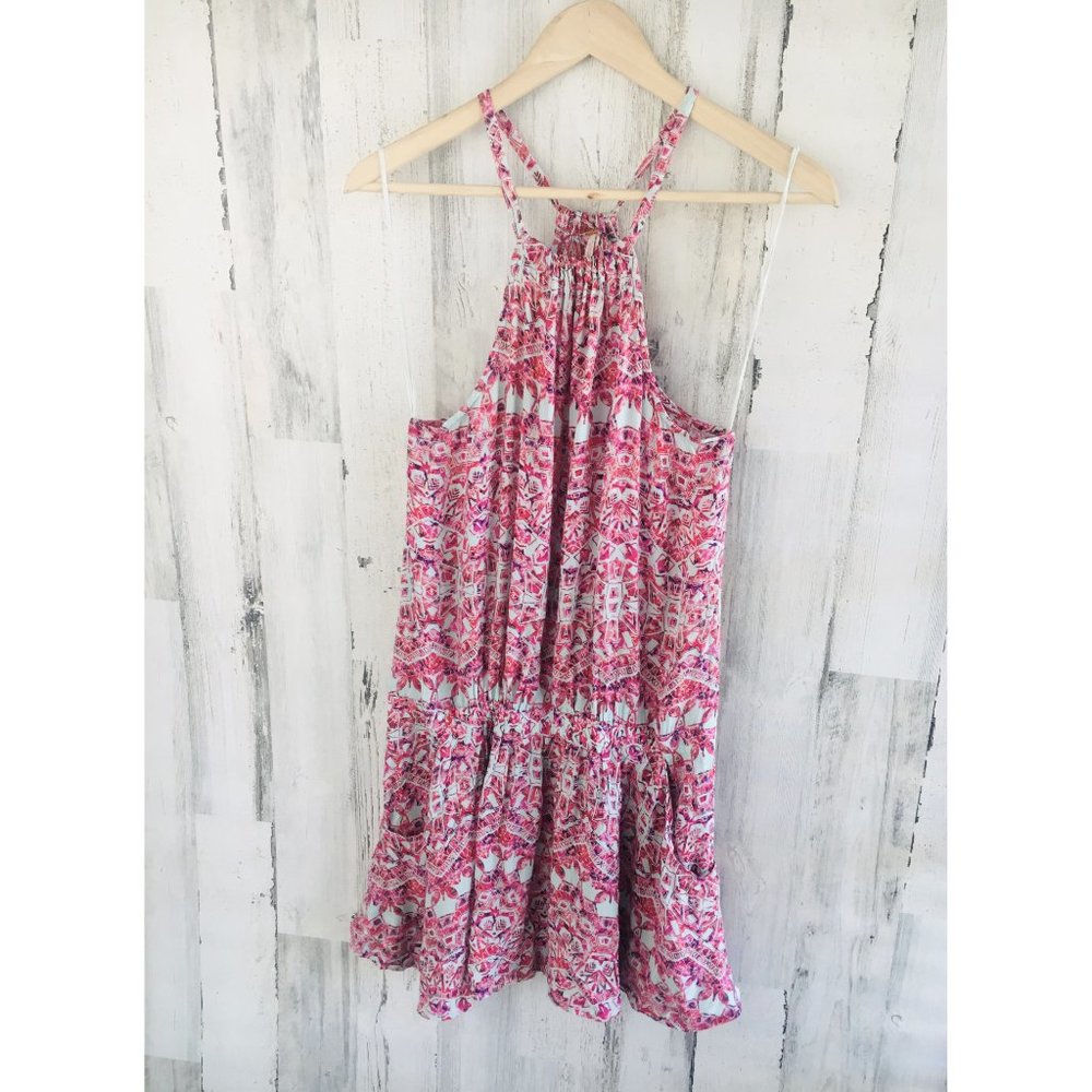 Free People Simone Tribal Print Dropwaist Dress - Picture 1 of 15